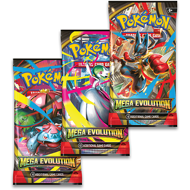 Pokemon TCG Mega evolutions 3 pack blister
