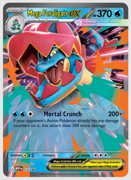 Pokemon TCG: Ascended Heroes - Mega Feraligatr ex Box