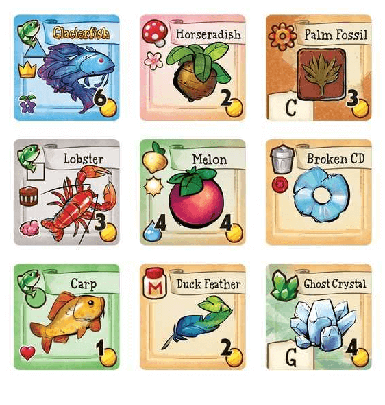 Stardew Valley The Boardgame Mod Farm Fish Cards Sturgeon Co-operative Boardgames (Where to buy) (buy online) Ireland UK Britian Europe Germany
