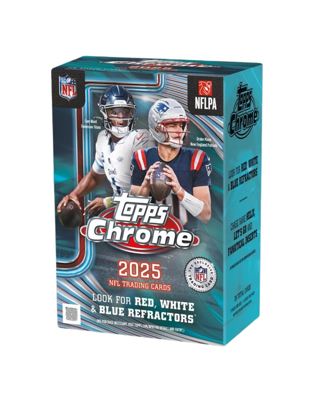Topps Chrome NFL Value Box 2025