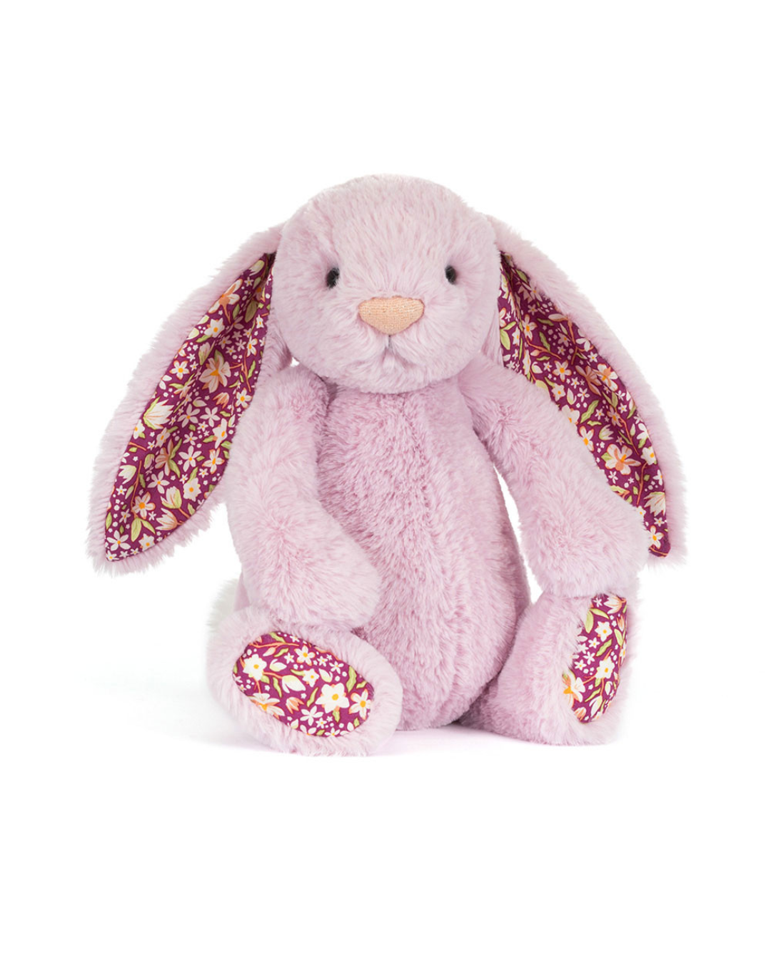 Jellycat - Pink bunny with cherry blosom ears front