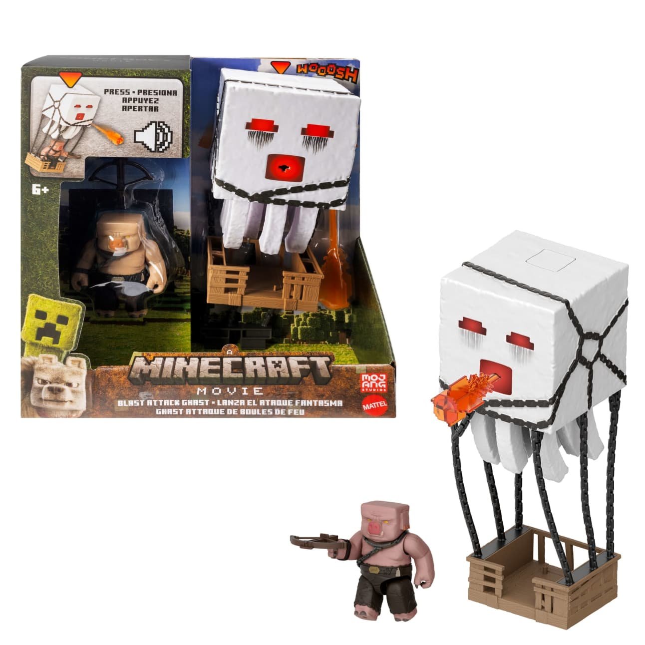 A Minecraft Movie Blast Attack Ghast Action Figure Set | A Minecraft Movie Toys & Playsets