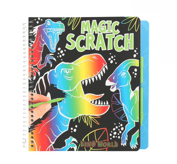 Dino World Magic-Scratch Book