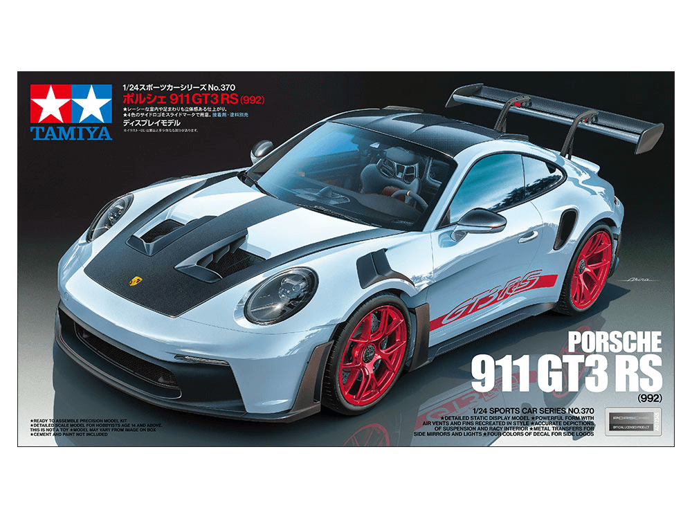 Tamiya - 1/24 porsche 911 gt3 rs (992) No.24370 Apply Tamiya Stickers Acrylic water based (where to buy) (buy online) Ireland UK Europe
