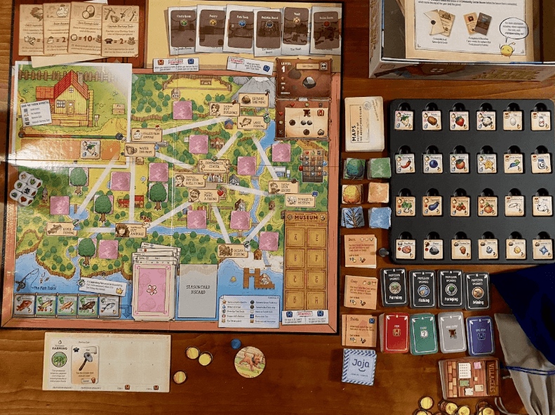 Stardew Valley The Boardgame Mod Farm Fish Cards Sturgeon Co-operative Boardgames (Where to buy) (buy online) Ireland UK Britian Europe Germany