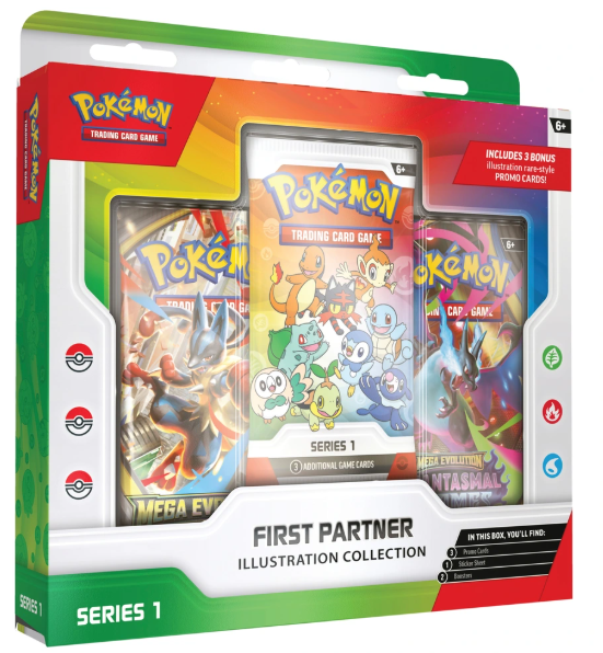 Pokemon TCG: First Partners Illustration Collection - Series 1