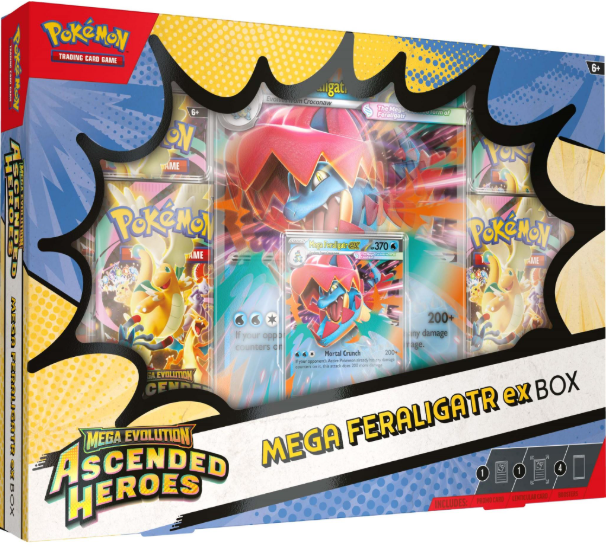 Pokemon TCG: Ascended Heroes - Mega Feraligatr ex Box
