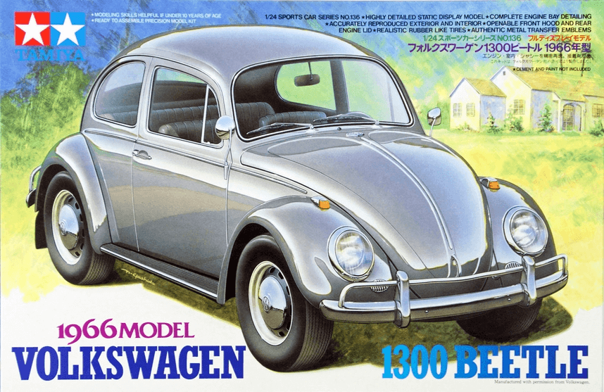 Tamiya - Volkswagen 1300 Beetle 1966 No. 24136 (Where to buy) (Buy Online) Ireland UK Europe