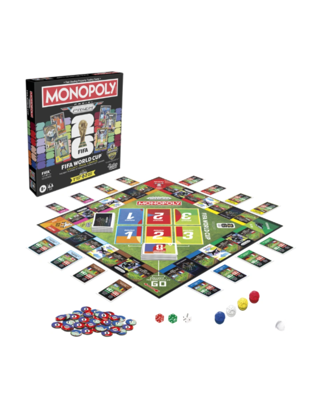 Monopoly Panini Prizm FIFA World Cup Edition Board Game | Football Trading  Card Game  McGillicuddy's Toyshop