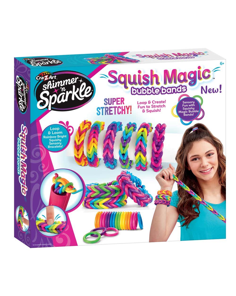 Shimmer 'N Sparkle Squish Magic Bubble Bands | Buy Arts & Crafts Kits Online Ireland