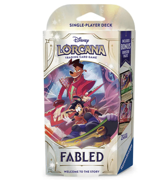 isney Lorcana - Fabled Starter Decks Amber & Sapphire Emerald & Ruby Goofy Ariel Mulan (Where to Buy) (Buy Online) Ireland UK Europe