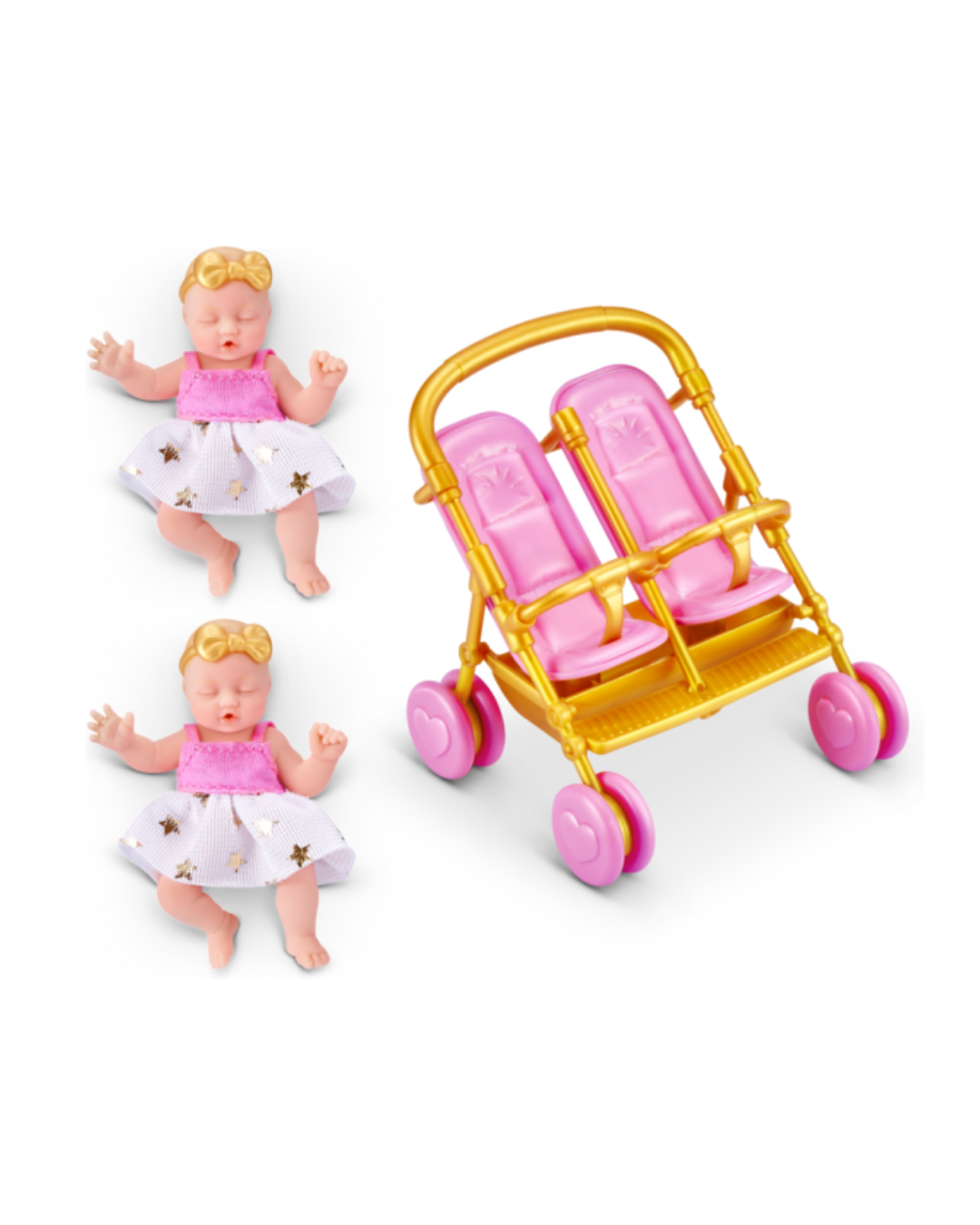 5 Surprise My Mini Baby S2 twin babies and twin boggy