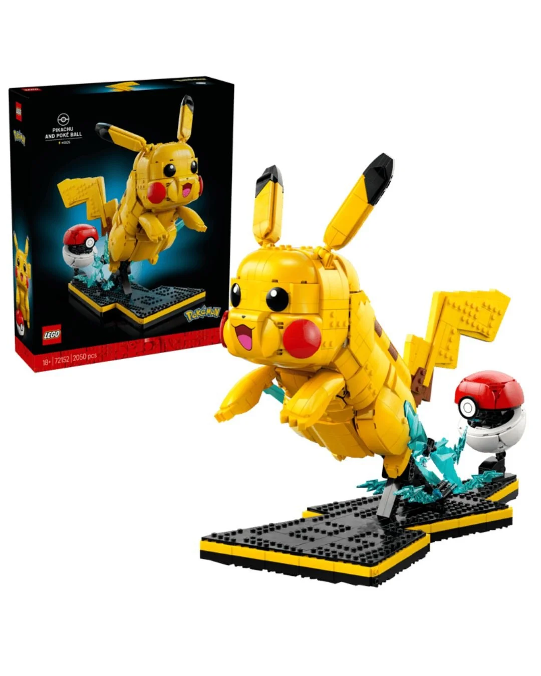 Lego - Pokemon Pikachu and Poké Ball 72152
