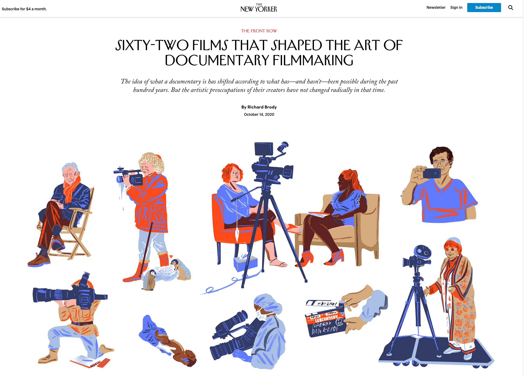 The Devil Never Sleeps, named one of The New Yorker's "Sixty-two Films That Shaped the Art of Documentary Filmmaking"