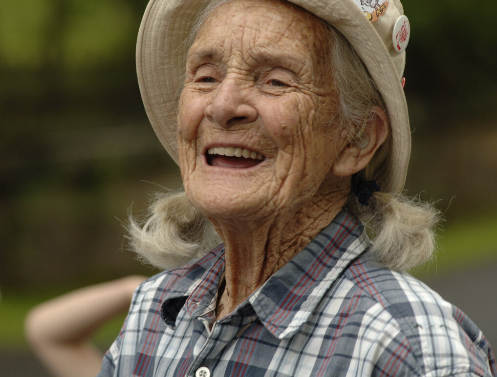 The late Suzanne Paterson, creator of the Pet Show, antiquer, proprietor of the Barking Dog, raconteur, and tireless supporter of all things High Falls.