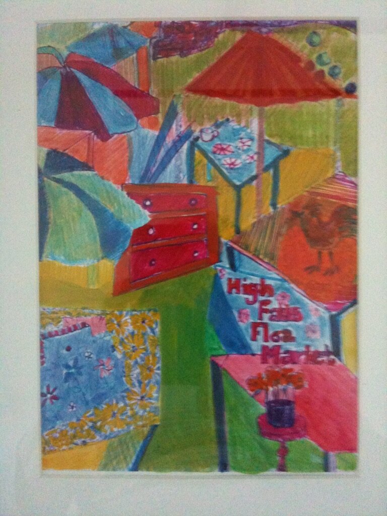 artist rendering of the High Falls Flea Market