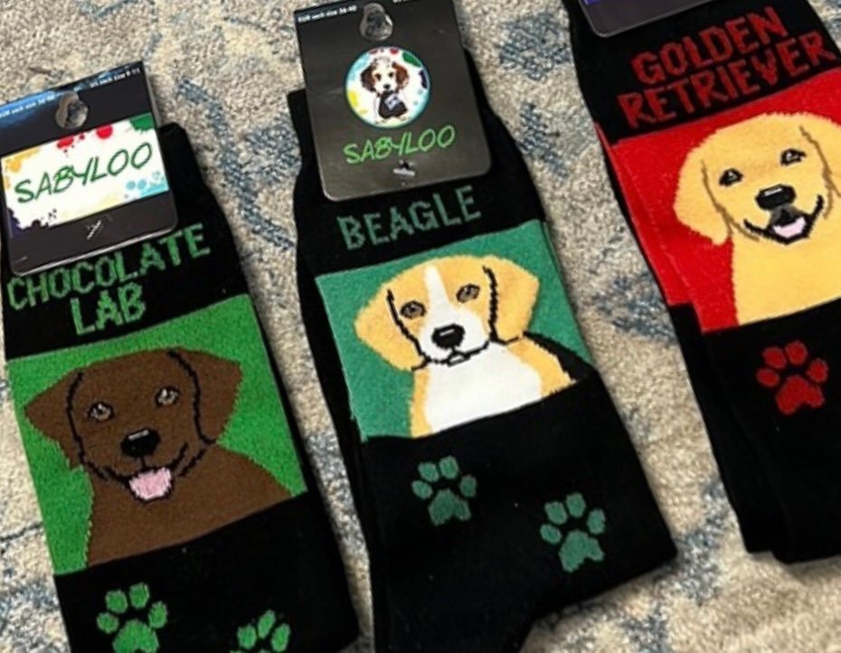 More info about this Saturday&rsquo;s Pet Show in High Falls
.
Sabyloo, the Pet Show&rsquo;s main sponsor, will have many things for sale including their extensive line of socks, each pair imprinted with one of their signature breed portraits. @sabyl