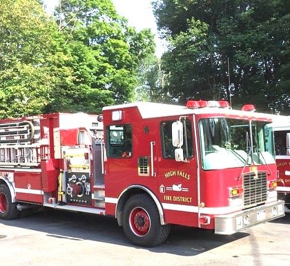 FIRED DEPARTMENT AT FAIR DAY 7/13 As usual, the High Falls Fire Department plans to participate in Fair Day with a modified “open house” for adults and children. They’ll offer tours of the engines and fire house with several fire fi