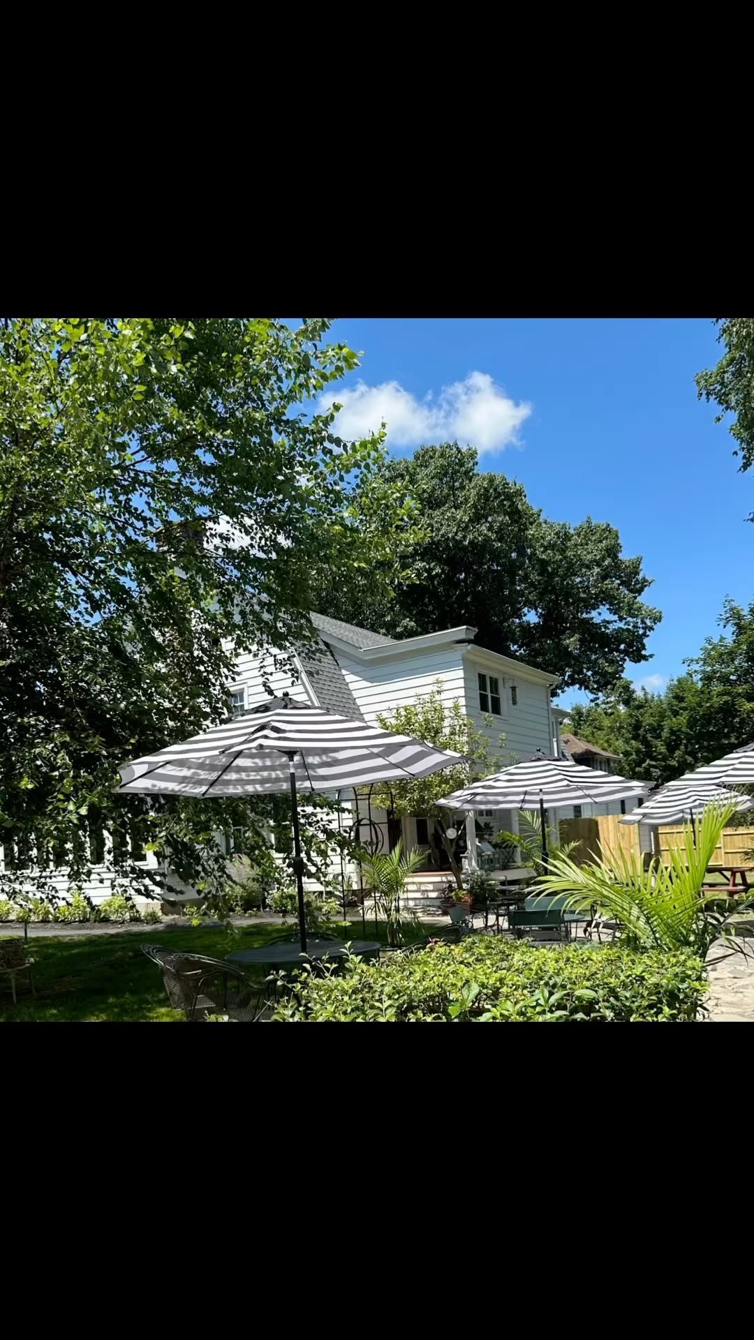 From the grounds, @mariaphilippis new venture @ballandclawantiques resembles a spa with striped umbrellas, tables and chairs and a cocktail truck (Stockade Tavern’s Bar & Claw 4-8pm on weekends). Inside there’s a café that serv