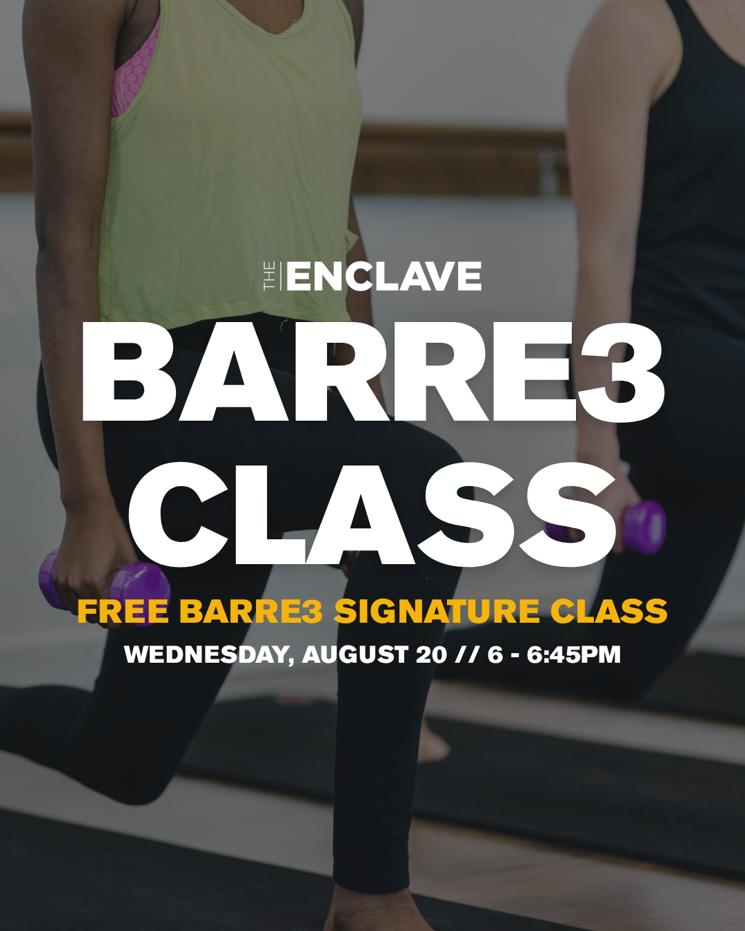 FREE Barre3 Class
