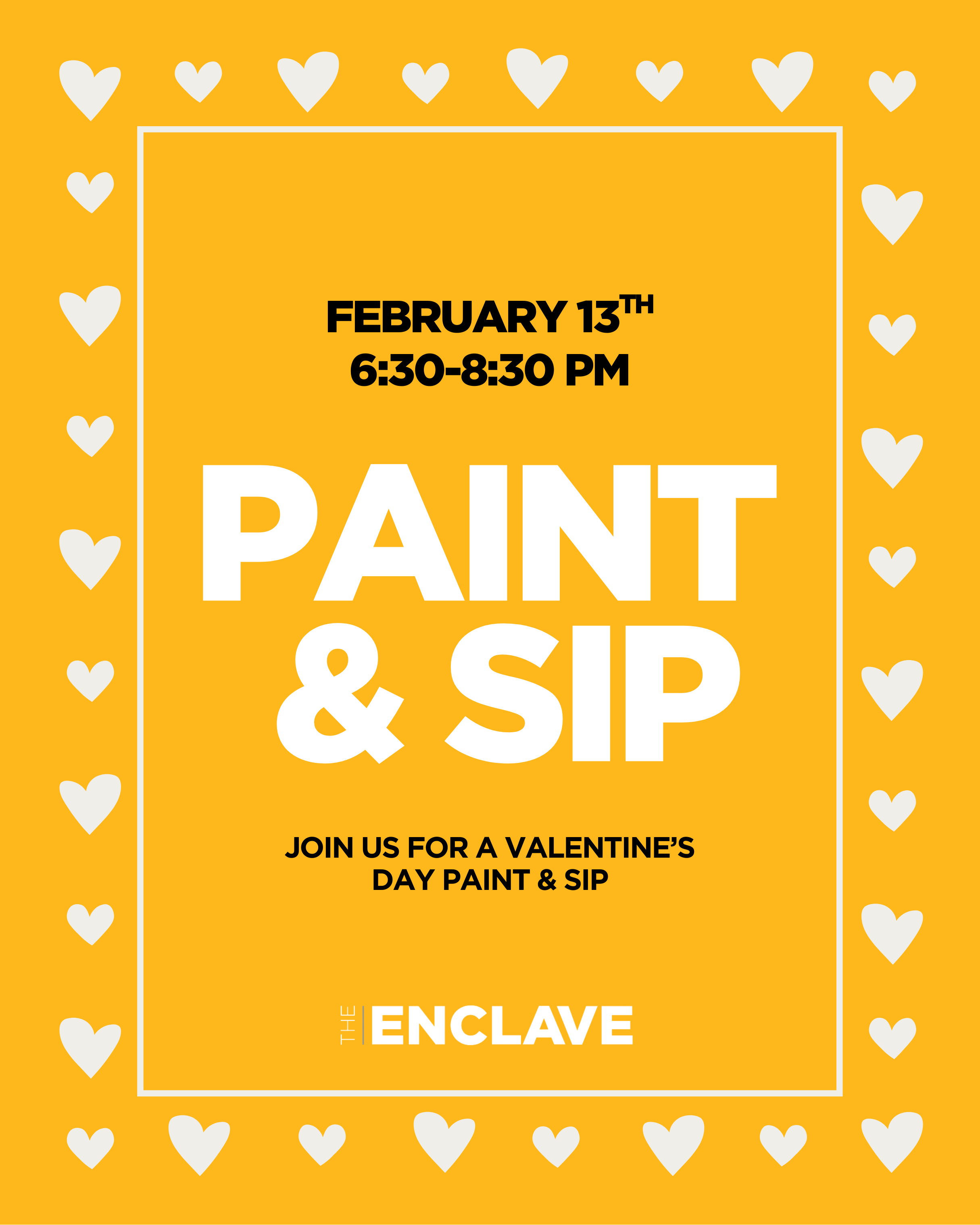 Valentines Paint &amp; Sip