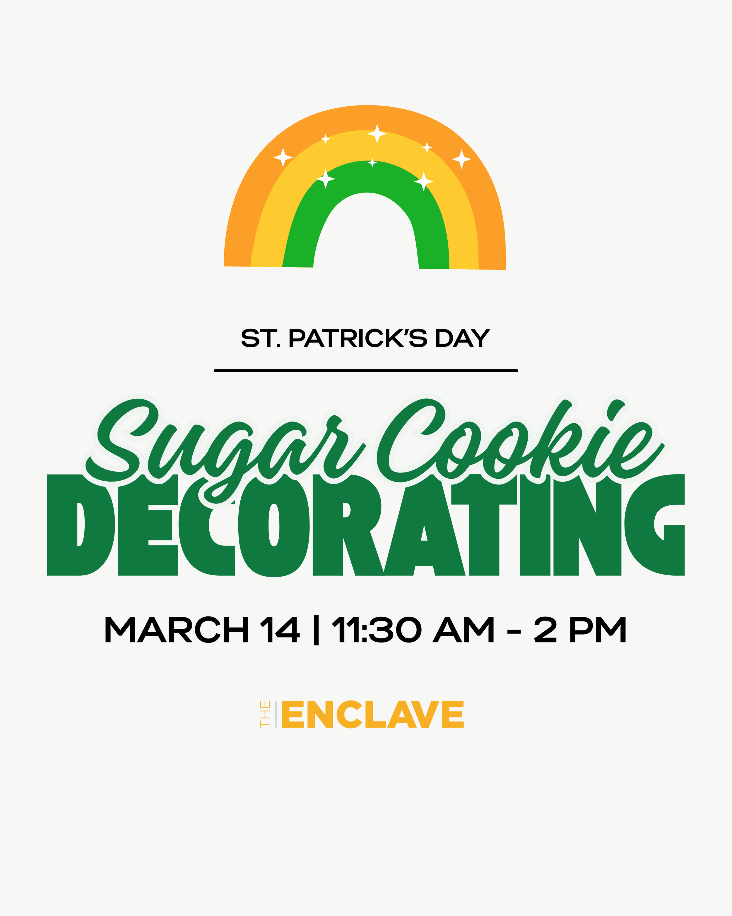 St. Patrick’s Day Cookie Decorating!
