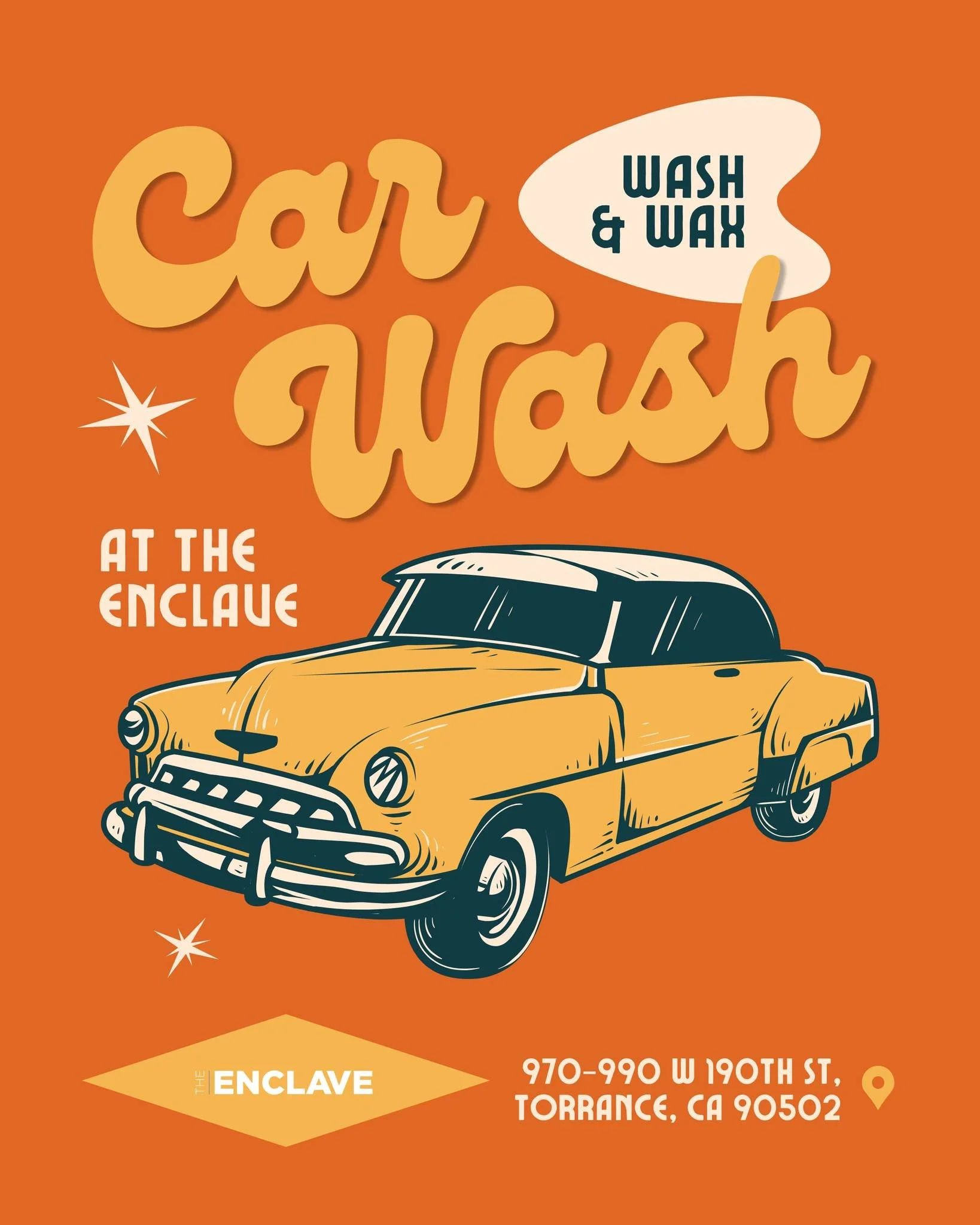 Cruise into a clean ride. 🚗✨

Swing by The Enclave for your everyday shine Monday - Friday from 9AM - 3PM! Whether you need a quick refresh or the full wash &amp; wax treatment, we&rsquo;ve got your car covered.

🧼 WASH
 Small Car: $40
 SUV: $50
 L