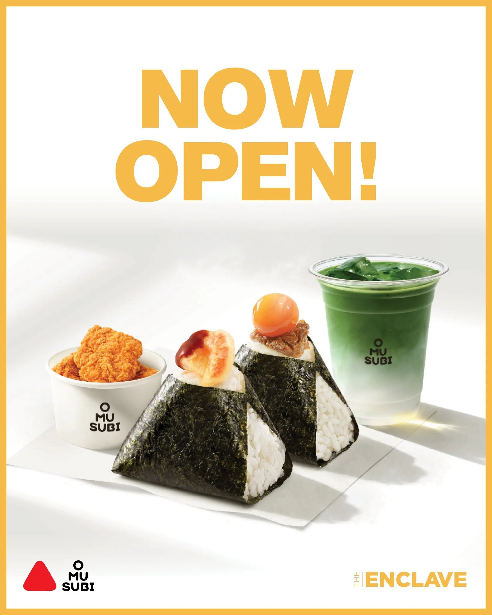 The wait is over. 🍙✨

@omusubistore.us is open and the experience lives up to the hype. Enjoy authentic Japanese omusubi, matcha lattes, and a vibe you have to see for yourself.

🗓️ Weekdays 11AM - 3PM | Weekends 11AM - 5PM

#visittheenclave #losan