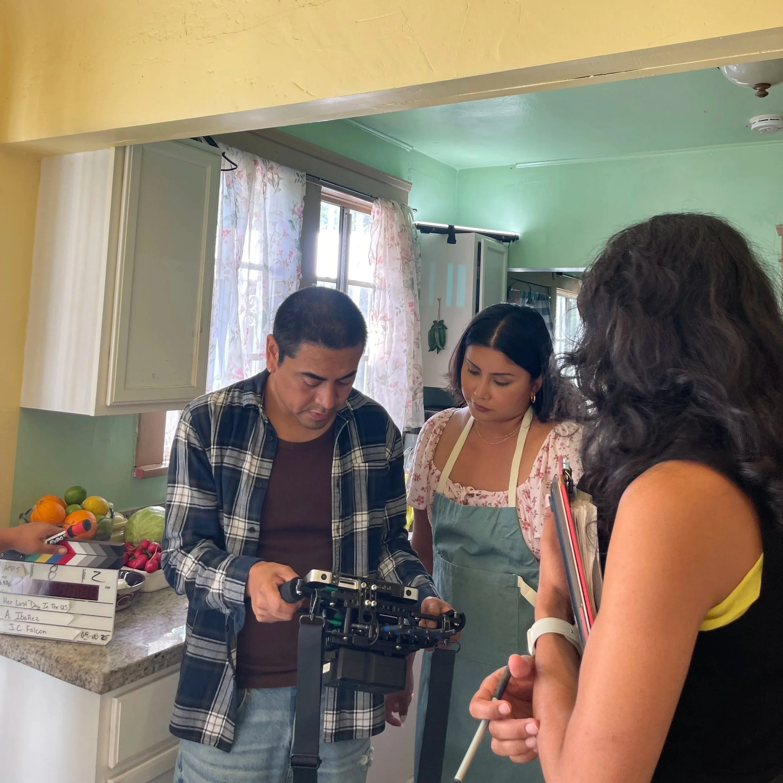 Behind the Scenes: Filming of Her Last Day in the U.S. short film. Summer 2026.