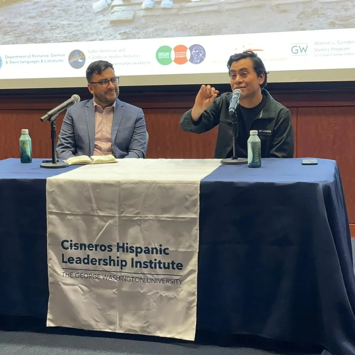 Undocumented Tales Screening at Cisneros Hispanic Institute. Washington, DC. April, 2024