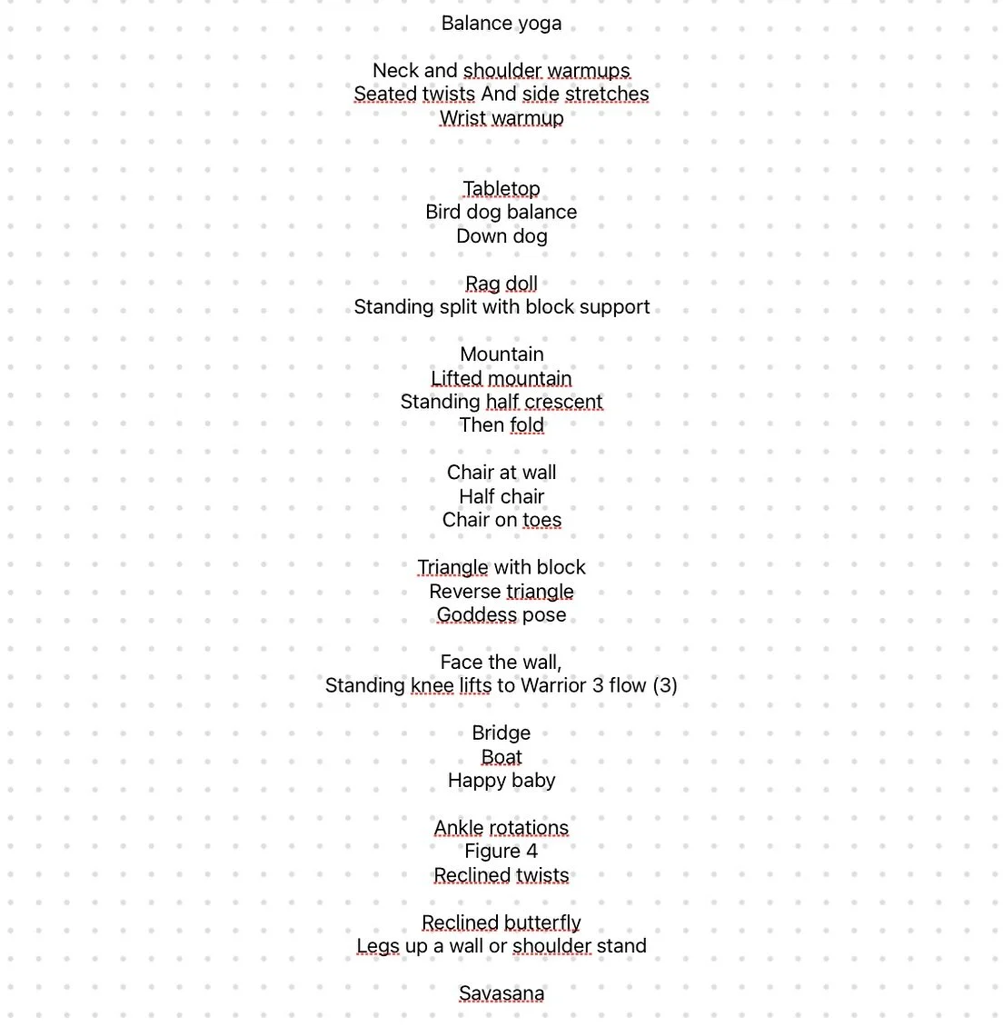 Tonights gentle yoga class with a focus on balance #gentleyoga #accessibleyoga #yogatherapy