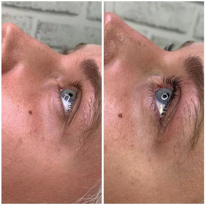 The MAGIC of a Lift &amp; Tint 🤩
 BY: @lashedbyrosa