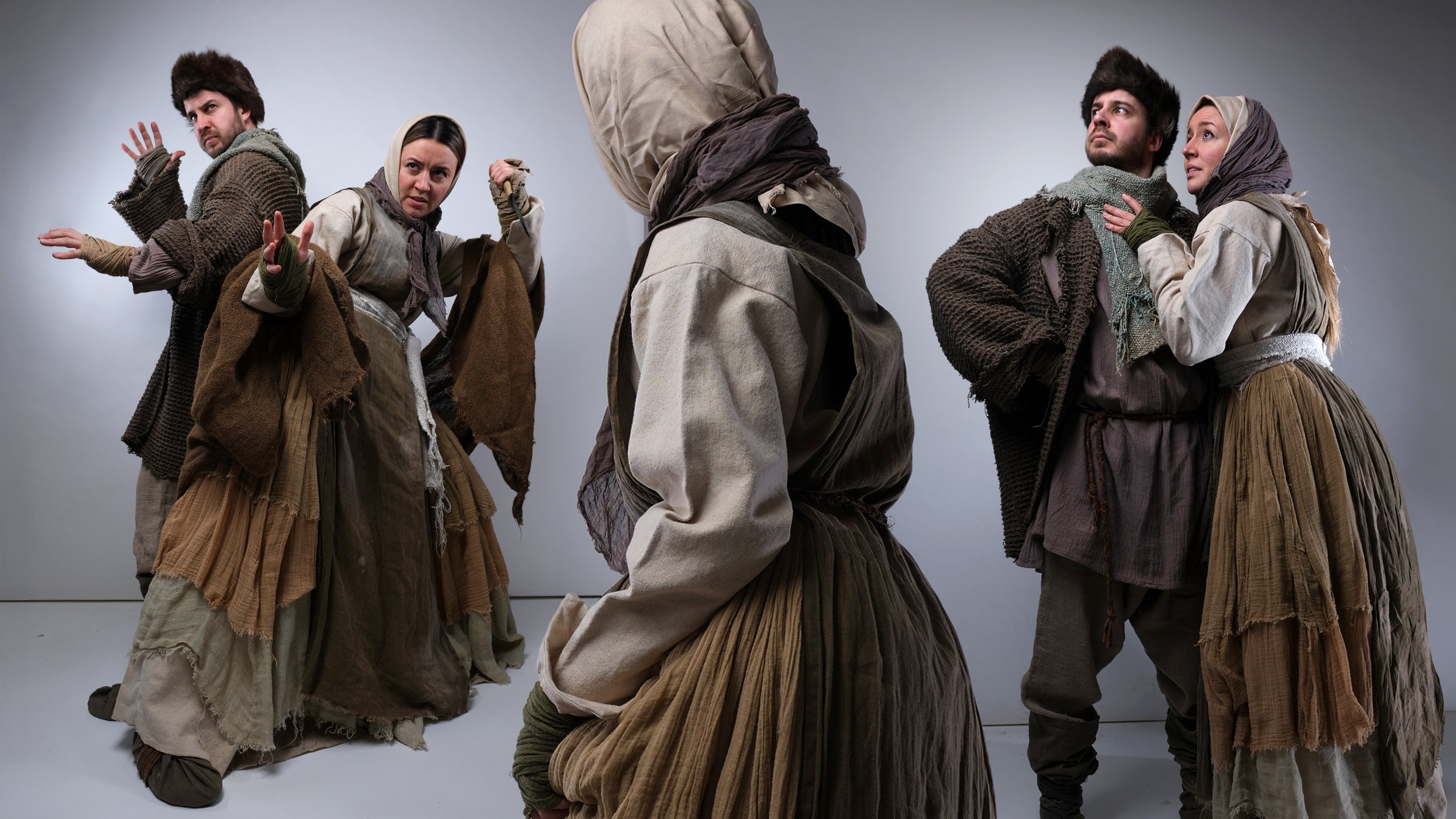 Rustic Winter Villagers- Reference Photo Pack For Artists- 434 JPEGs noAI