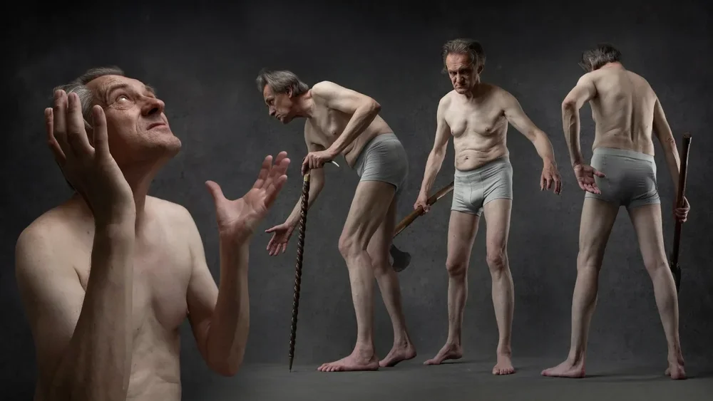Old Male Body Photo Reference Pack For Artists 211 JPEGs — satine