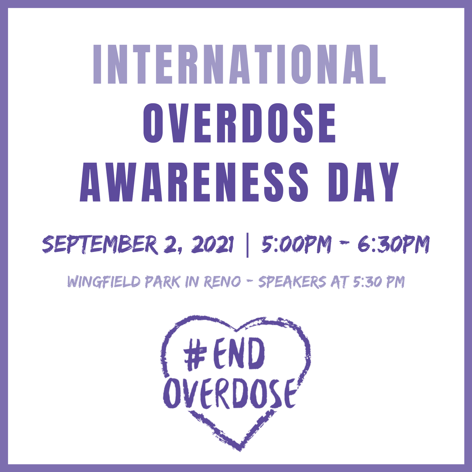 Overdose Awareness Walk — Quest Counseling