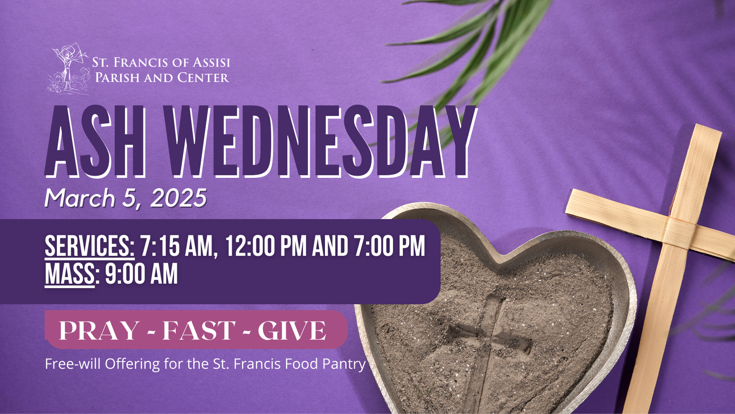 Ash Wednesday on March 5: Begin Your Lenten Journey with Us — St ...