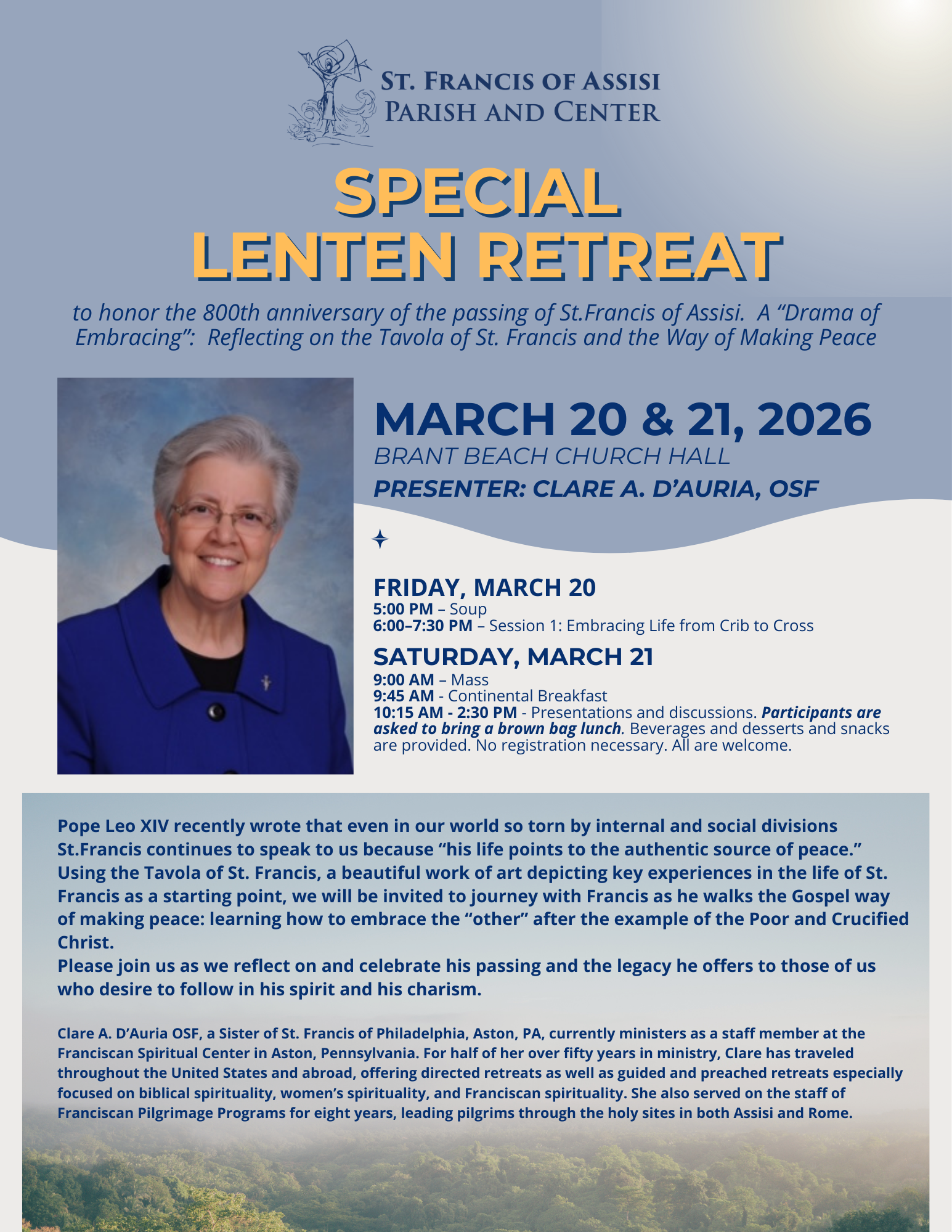Special Lenten Retreat: A Drama of Embracing