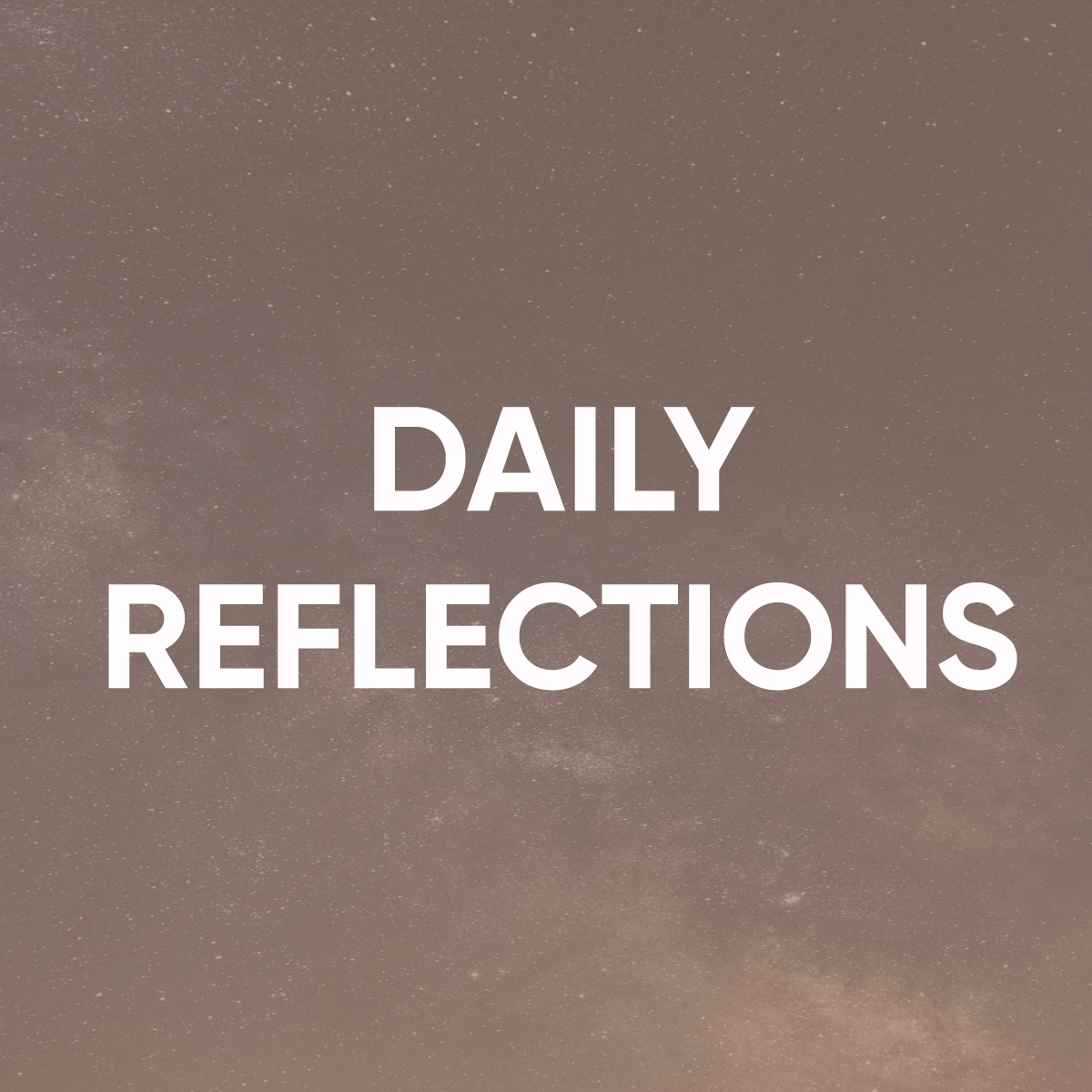 Daily Reflection: Saturday, January 1 