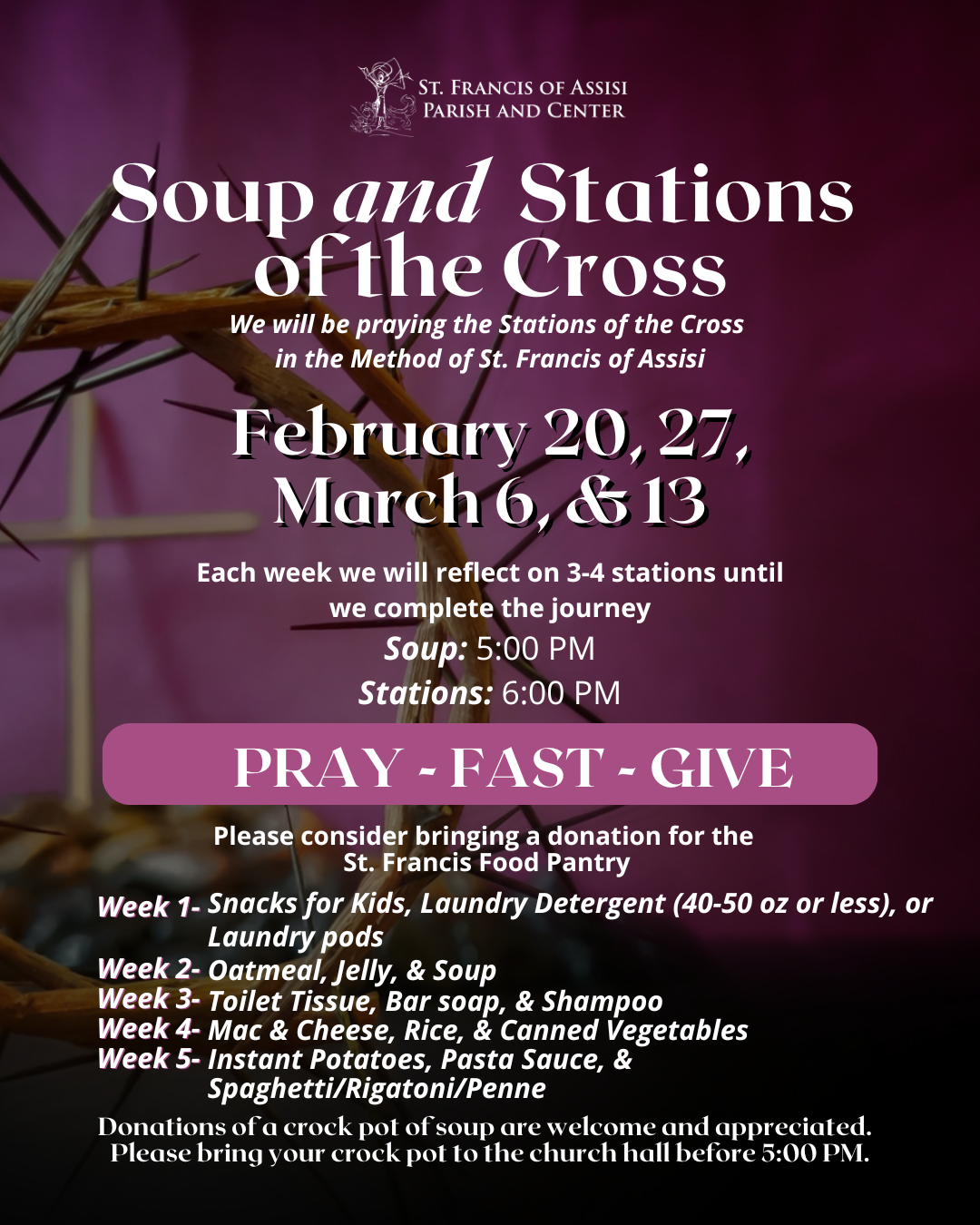 Praying the Stations of the Cross in the Method of St. Francis of Assisi