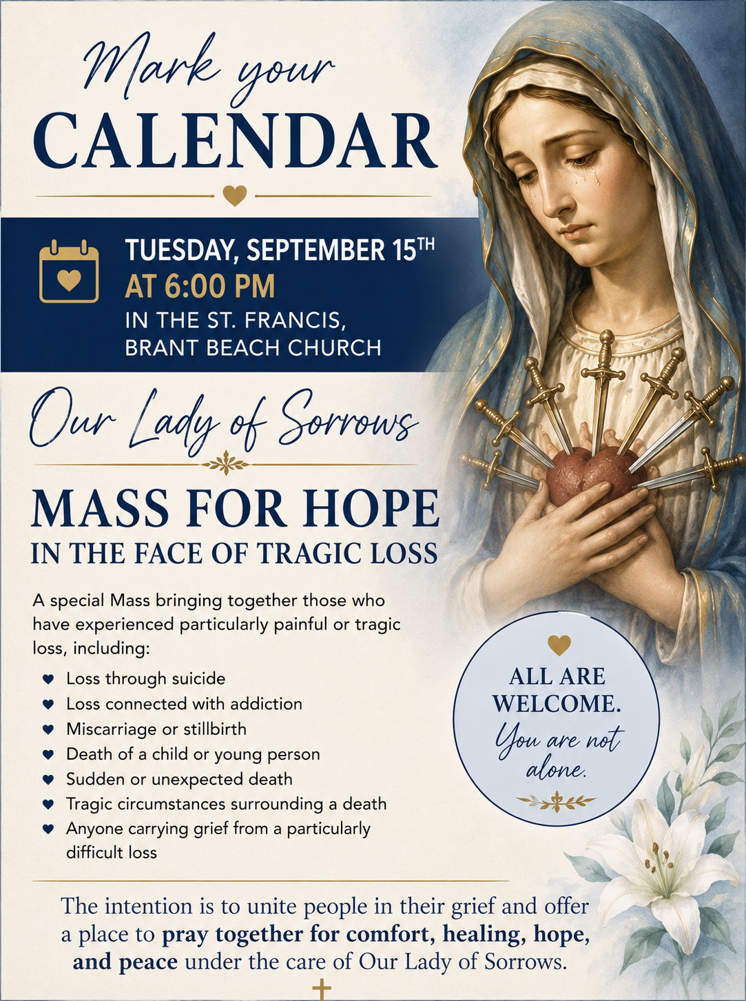 Mass for Hope: Our Lady of Sorrows