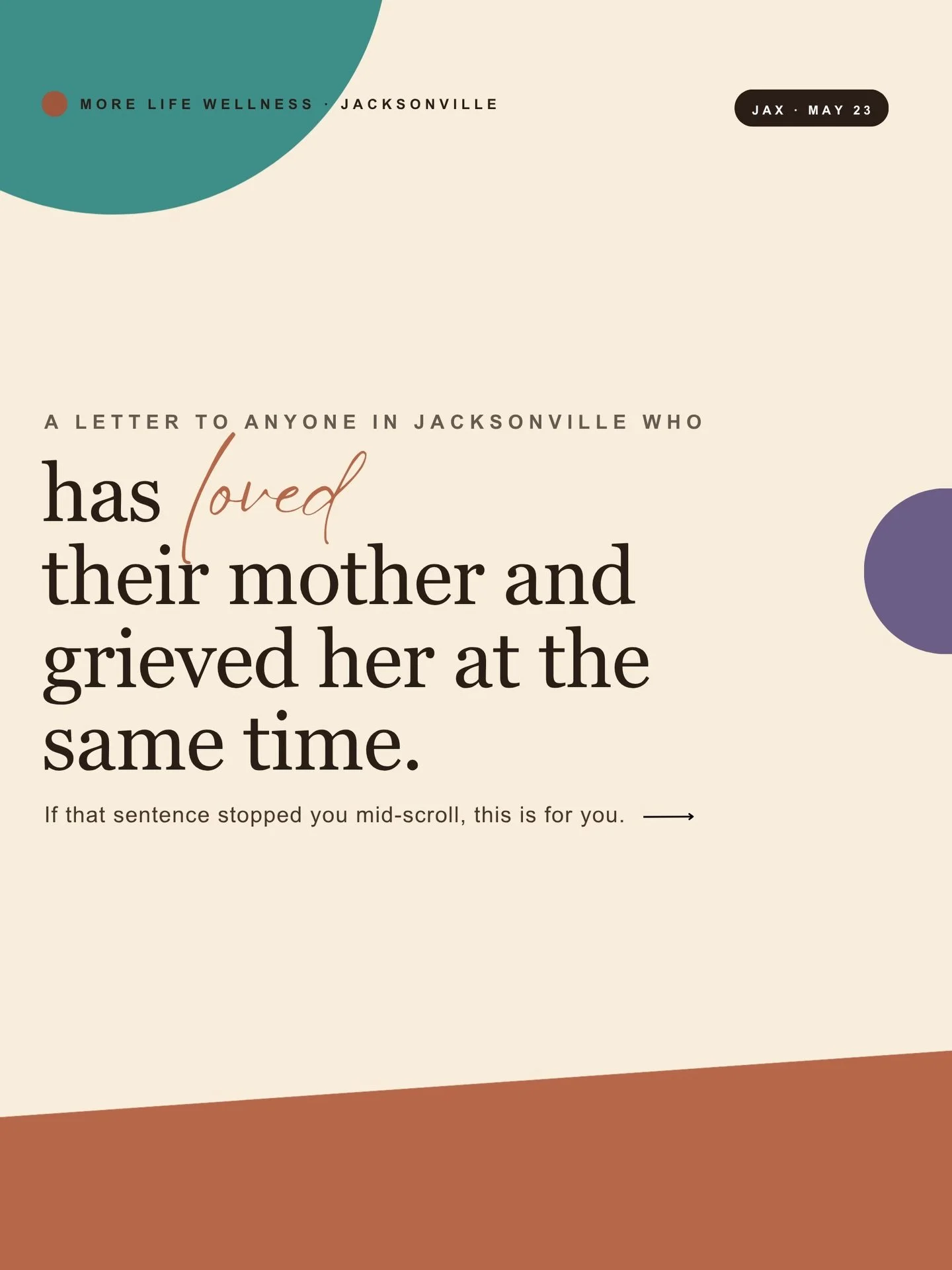 &ldquo;Some of us are still holding space for our mother while quietly learning to mother the parts of us she couldn&rsquo;t.&rdquo;

This is everything you need to know about the Mother Wound Workshop. Follow along as we continue to post more conten