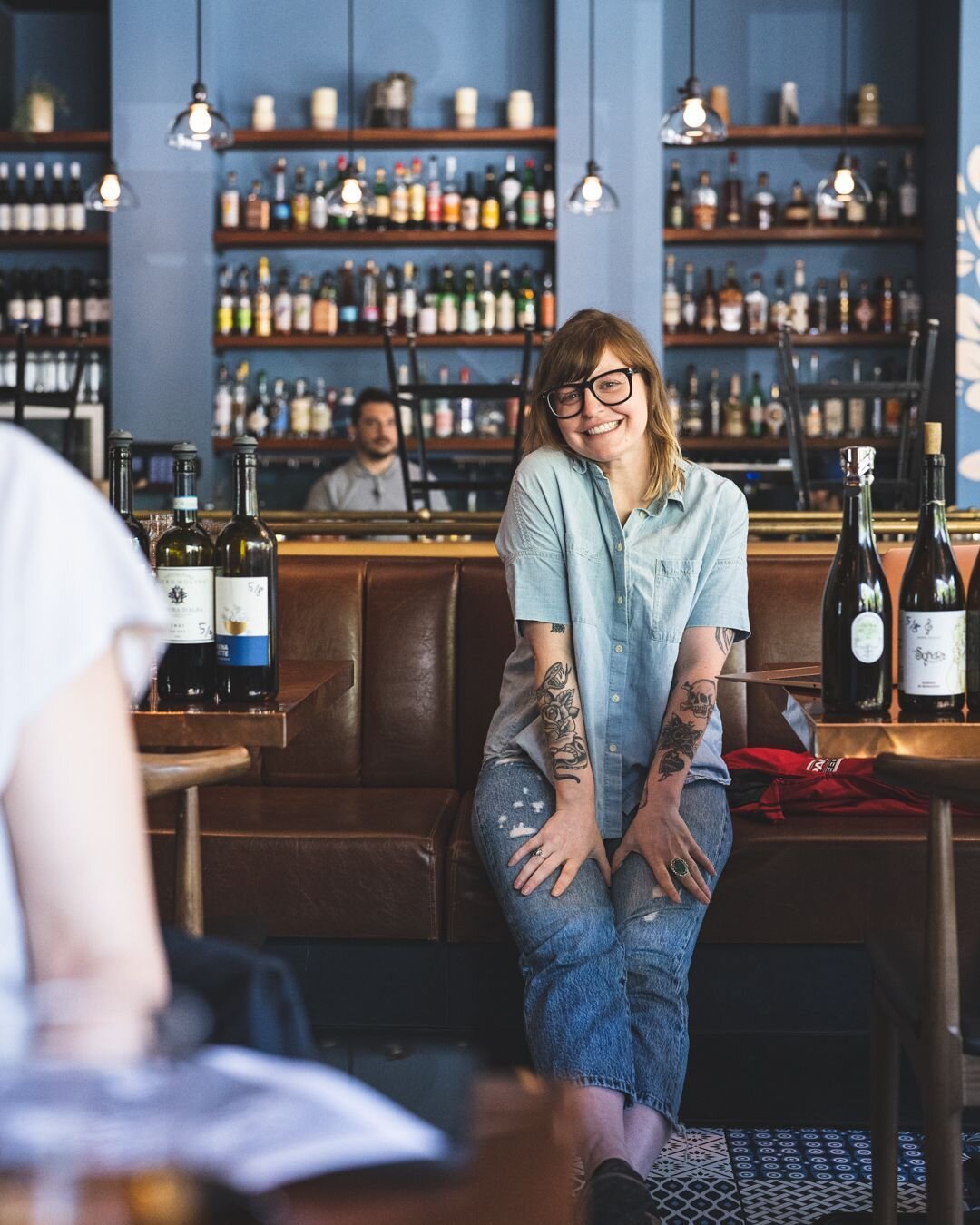 Everyone say hi to Joanna! 👋 Joanna has been our Wine Director at Sesame Collective for just over a year, so it's high time we properly introduce her. 

Originally from Big Rapids, Michigan, Joanna has been working in the hospitality industry since 