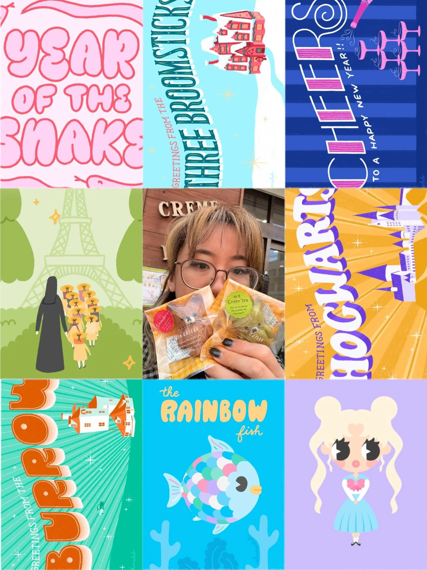 super late artists recap! 

hi! 👋 my name is shannon and 2025 was a year full of:
⭐️ finding fun in creating again after insane burnout
⭐️ moving to a bigger space 
⭐️ one trip to japan 
⭐️ getting back into hand lettering 
⭐️ starting my harry pott