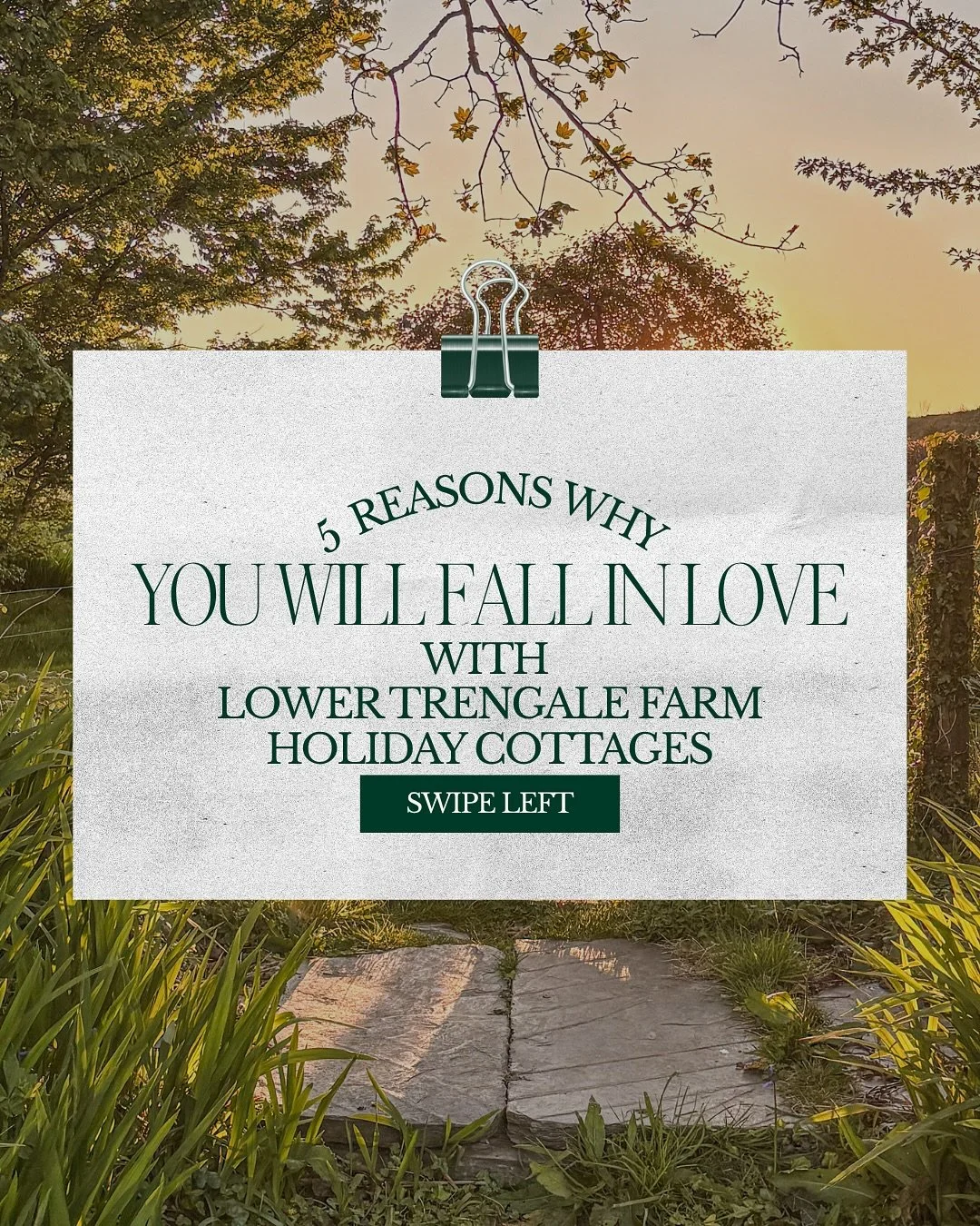 🌿✨ 5 reasons why you&rsquo;ll fall in love with a stay at Lower Trengale Farm Holiday Cottages&hellip;

1️⃣ Peaceful countryside setting 🌸
2️⃣ The little details that make it feel like home 🏡
3️⃣ Easy access to the very best Cornish attractions 🌊