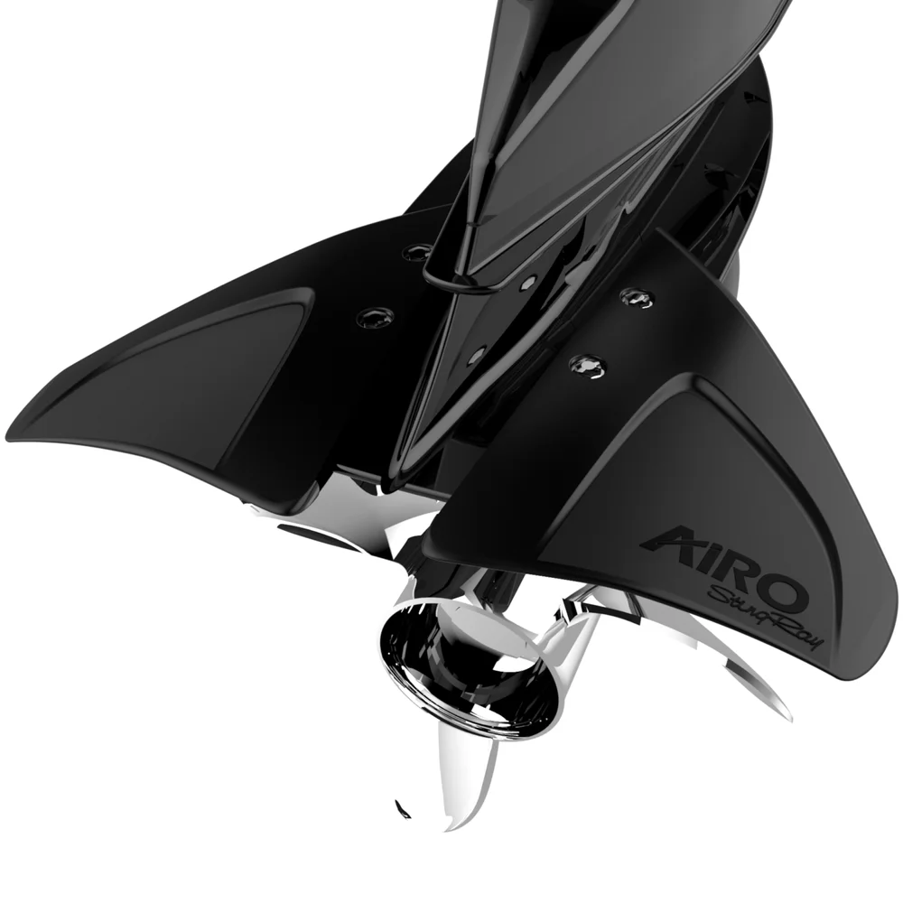 Hydroptère StingRay SR-PRO-1 Classic Pro Noir - Pour Moteurs 40-300CV, Montage Par Boulons