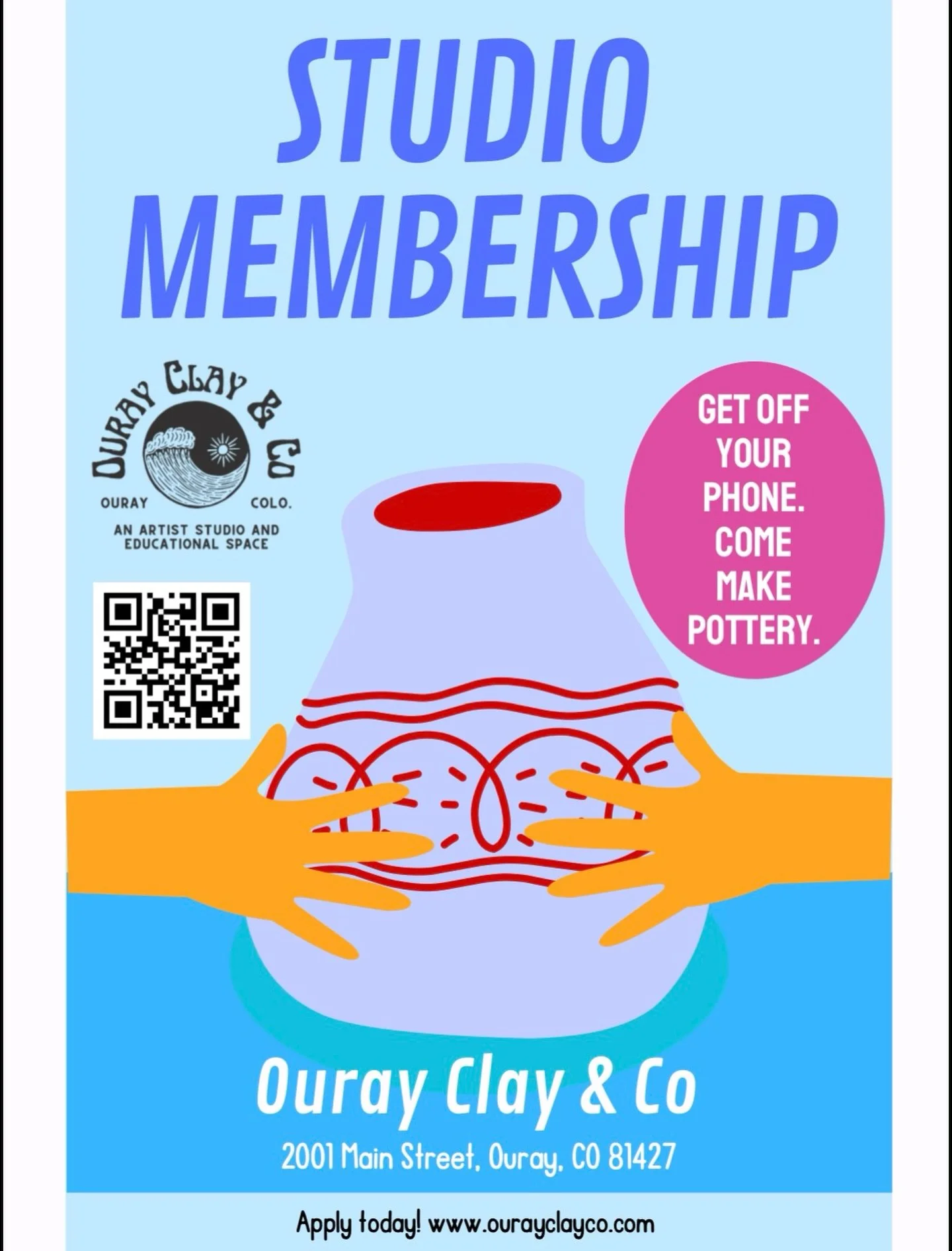 Membership applications are live!! 

Some of our dear members are transitioning out due to travels, other creative endeavors, or building their own home studios so we have space for new members to come clay play. 

👉 Good people
👉 Good vibes
👉 24/
