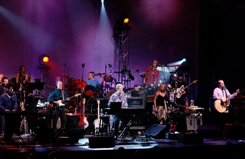 Brian Wilson Presents Smile premiered at the Royal Festival Hall on February 20, 2004. When Smile completed its debut, Brian received a ten-minute standing ovation before he was able to invite collaborator Van Dyke Parks, who was in tears, onstage. T