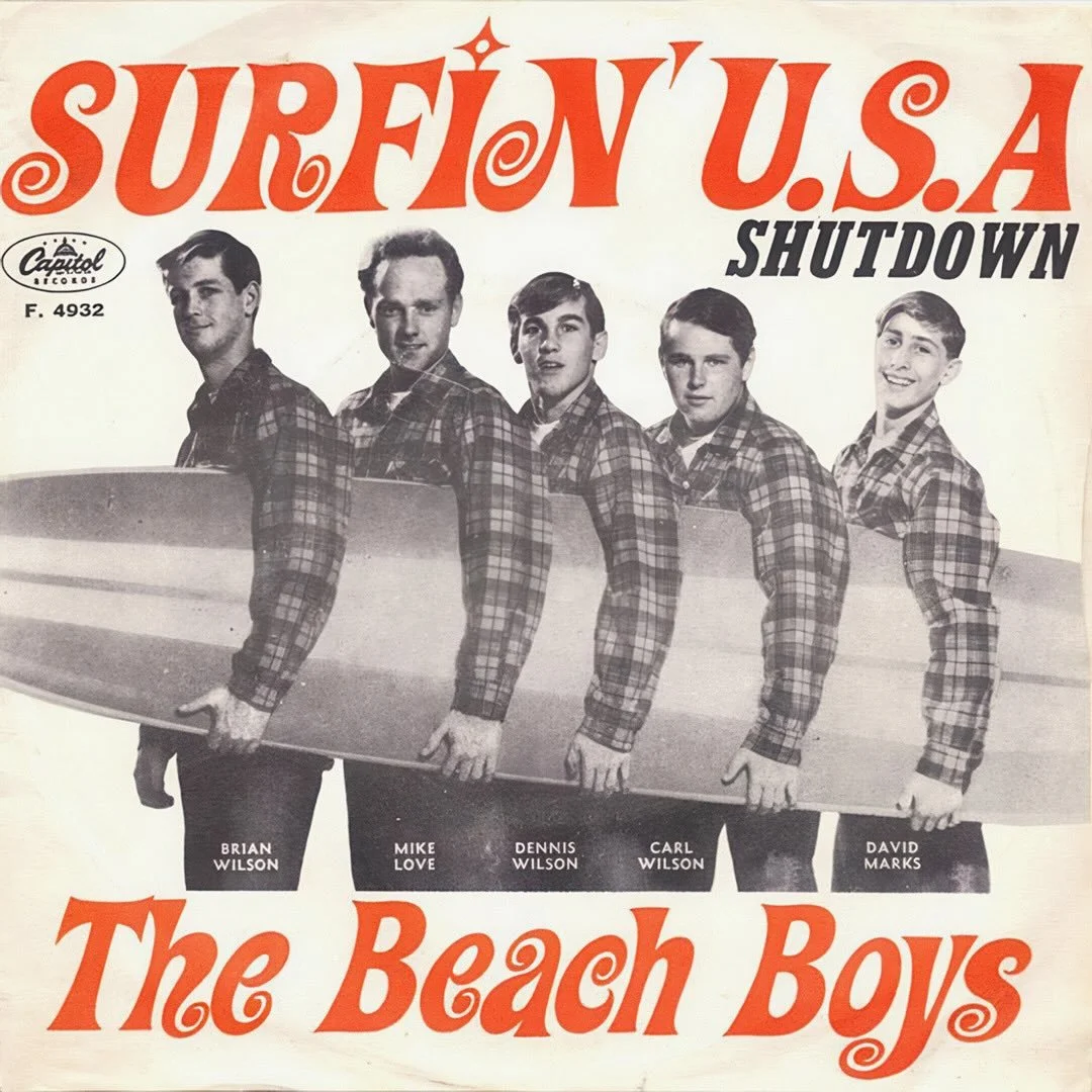 Today in 1963, the Beach Boys released &ldquo;Surfin&rsquo; U.S.A&rdquo; on Capitol Records. Backed with &ldquo;Shut Down,&rdquo; the song peaked at No. 3 on the Billboard Hot 100. The song features Brian&rsquo;s surfing-related lyrics set to the mus
