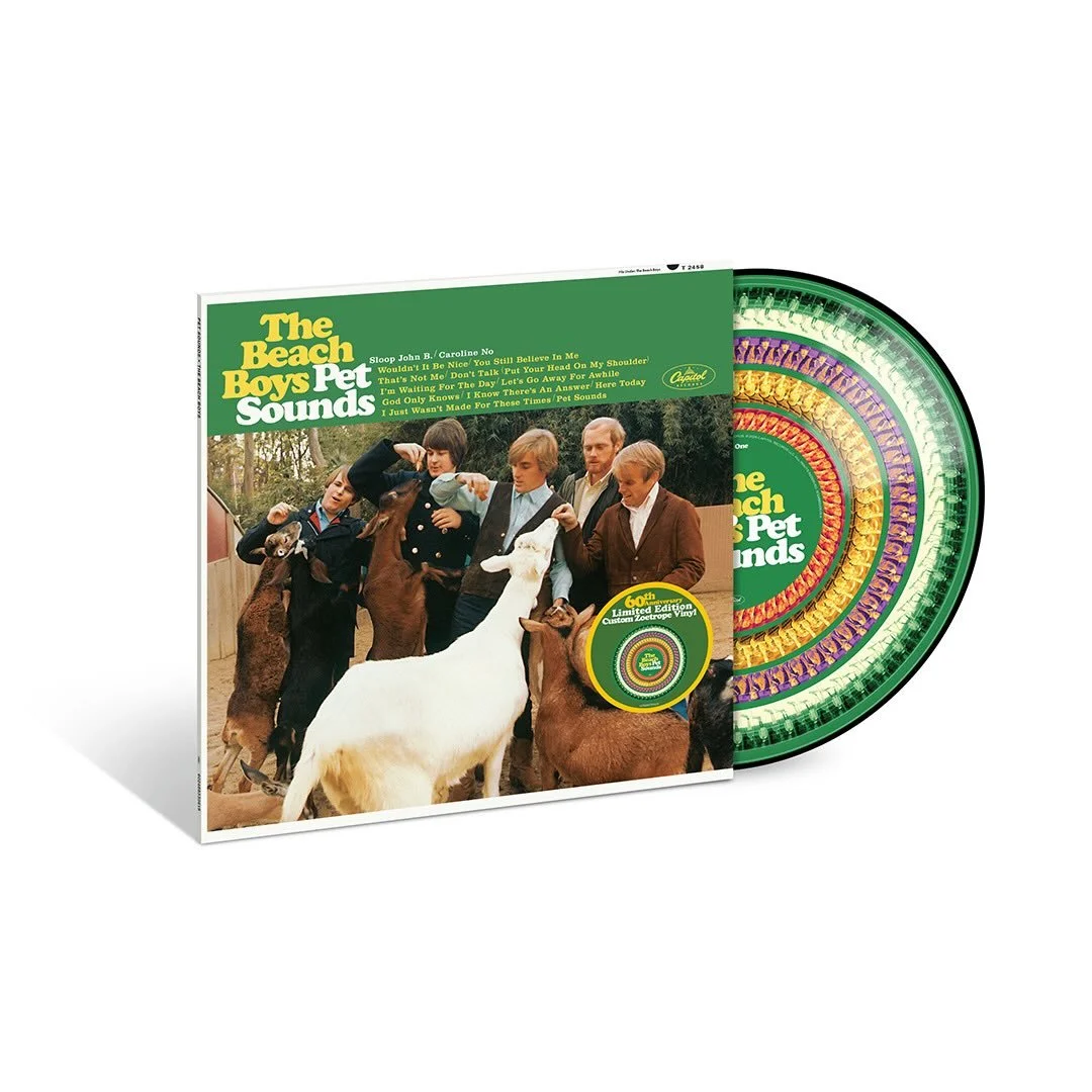 Celebrating the upcoming 60th anniversary of Pet Sounds with 2-LP Vinylphyle, Zoetrope, 2LP Session Highlights and 2CD set! Pre-order today - ships on May 15!

Link in Bio.