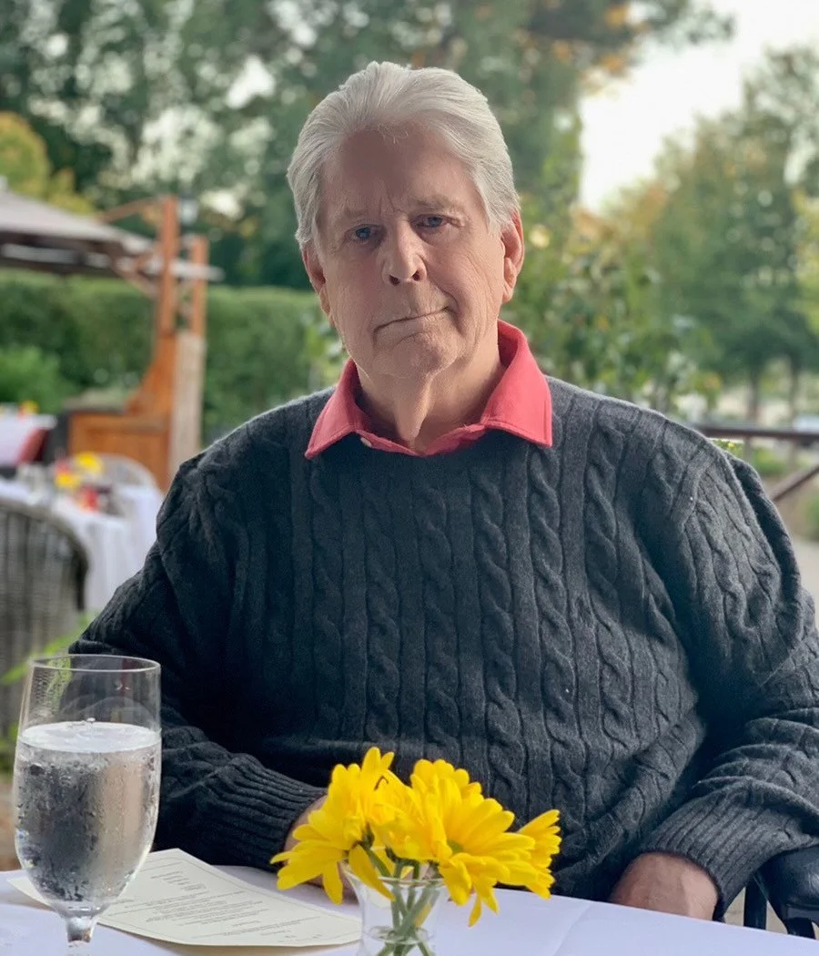 October 7, 2021: Brian enjoying lunch at the Artisan Restaurant in West Hartford CT. during a tour break.